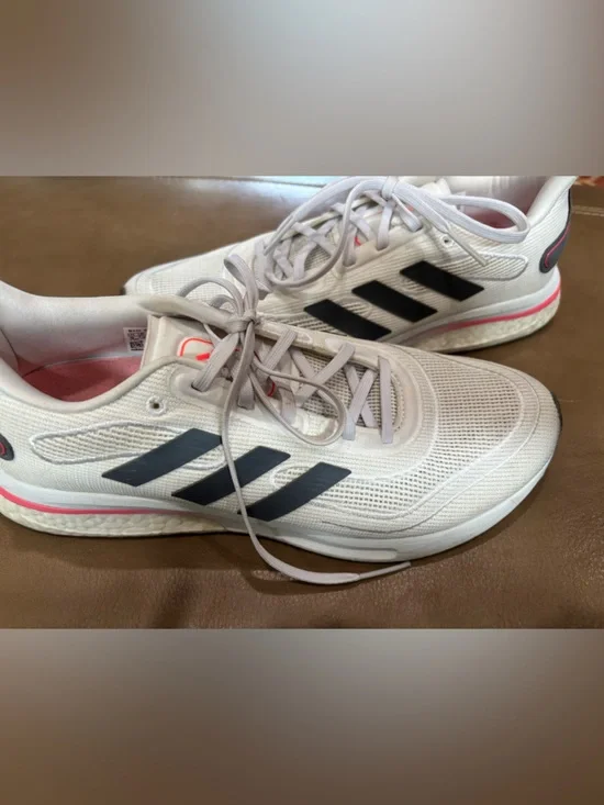 Adidas Supernova W running shoe
 White Pink Gray Athletic Shoes - Picture 5 of 9